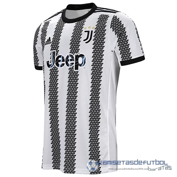 Tailandia Casa Camiseta Juventus Equipación 2022 2023 Blanco Negro