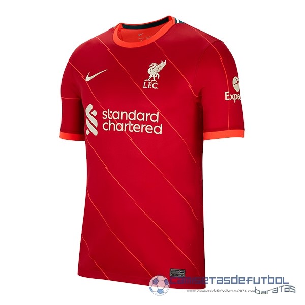 Tailandia Casa Camiseta Liverpool Equipación 2021 2022 Rojo