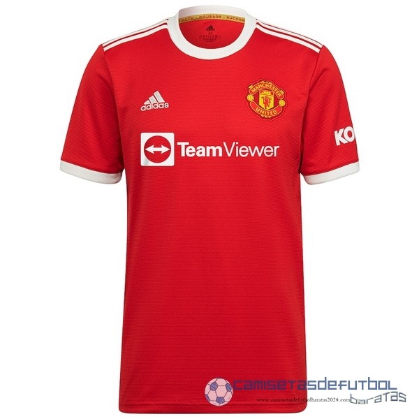 Tailandia Casa Camiseta Manchester United Equipación 2021 2022 Rojo