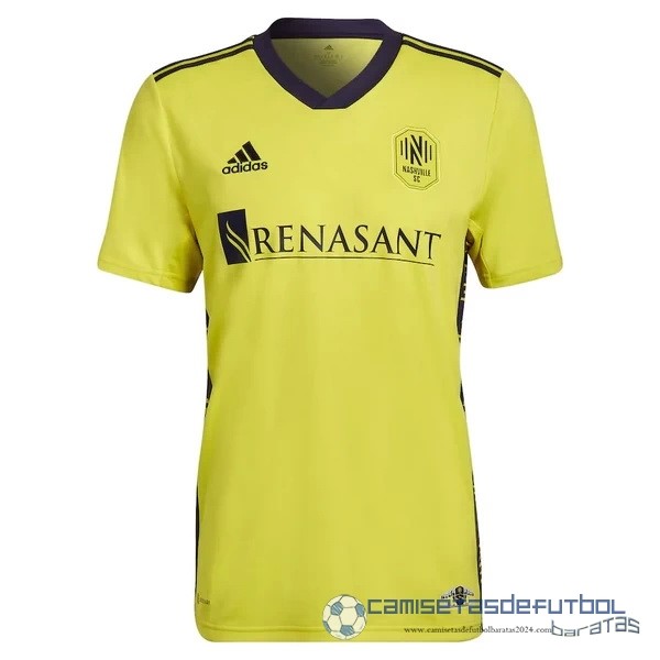 Tailandia Casa Camiseta Nashville Equipación 2022 2023 Amarillo