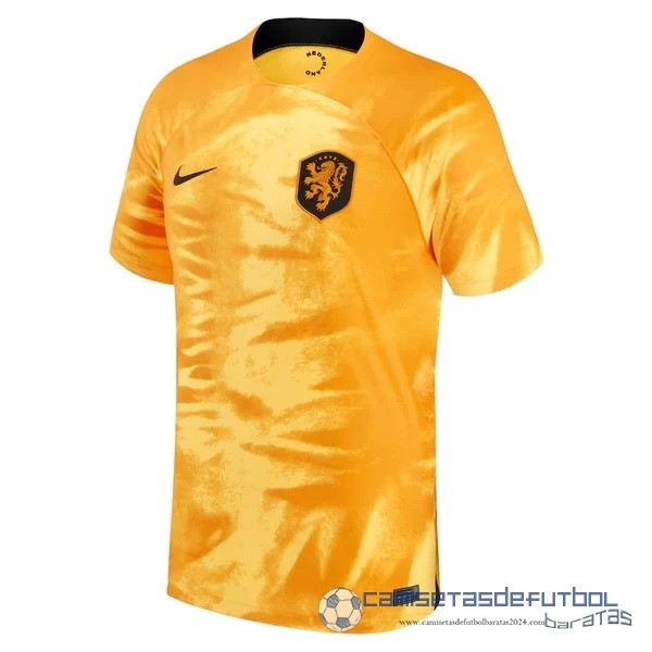 Tailandia Casa Camiseta Países Bajos 2022 Amarillo