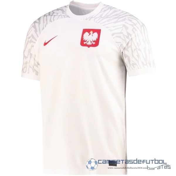 Tailandia Casa Camiseta Polonia 2022 Blanco