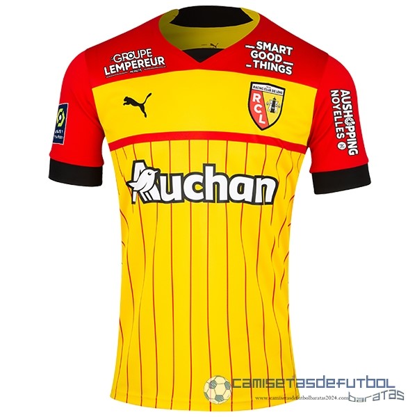 Tailandia Casa Camiseta RC Lens Equipación 2022 2023 Amarillo