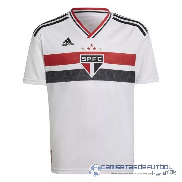 Tailandia Casa Camiseta São Paulo Equipación 2022 2023 Blanco