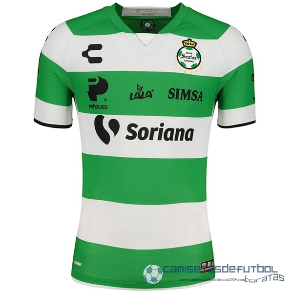 Tailandia Casa Camiseta Santos Laguna Equipación 2022 2023 Verde
