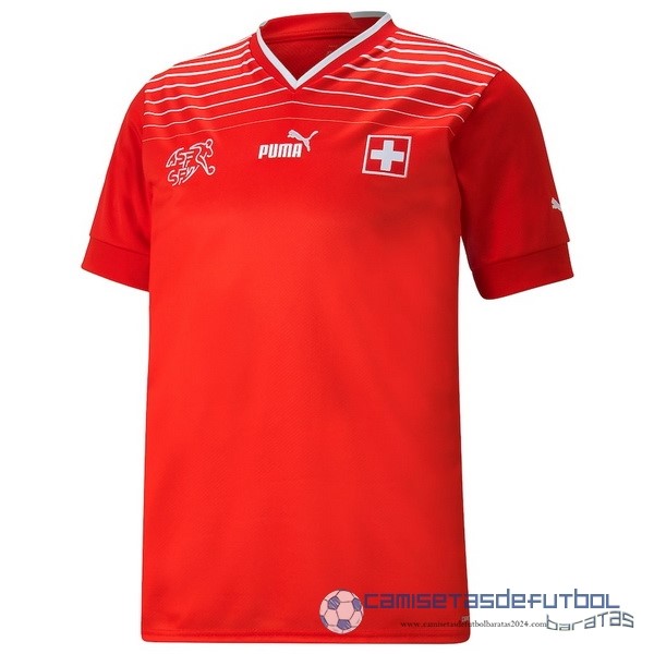 Tailandia Casa Camiseta Suiza 2022 Rojo