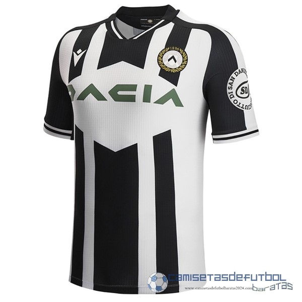 Tailandia Casa Camiseta Udinese Equipación 2022 2023 Negro Blanco