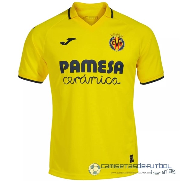 Tailandia Casa Camiseta Villarreal Equipación 2022 2023 Amarillo