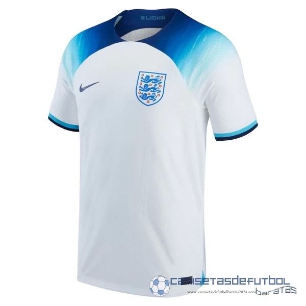 Tailandia Casa Jugadores Camiseta Inglaterra 2022 Blanco Azul