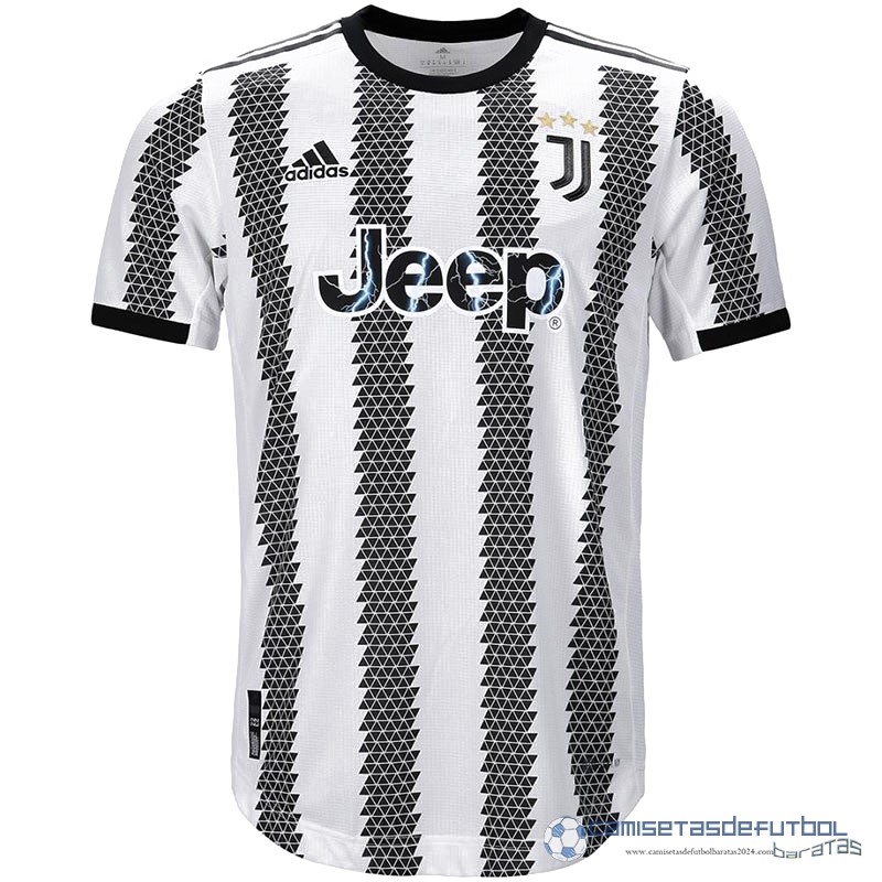 Tailandia Casa Jugadores Camiseta Juventus Equipación 2022 2023 Blanco Negro