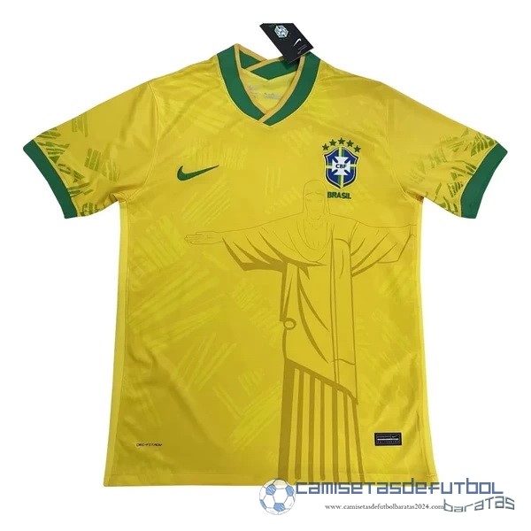 Tailandia Especial Camiseta Brasil 2022 Amarillo