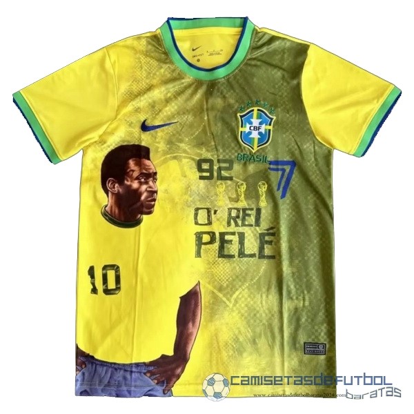 Tailandia Especial Camiseta Brasil 2022 IIIII Amarillo