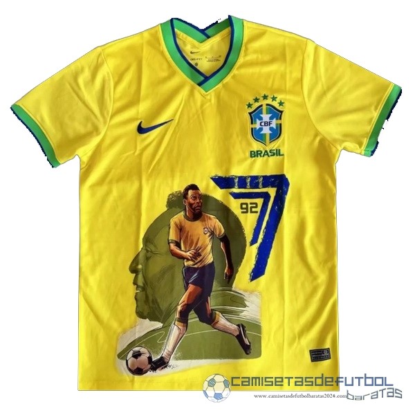 Tailandia Especial Camiseta Brasil 2022 IIII Amarillo