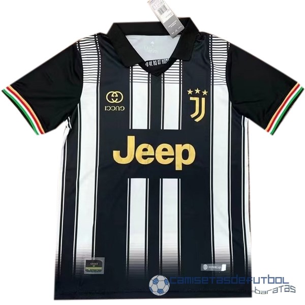 Tailandia Especial Camiseta Juventus Equipación 2022 2023 Negro Blanco
