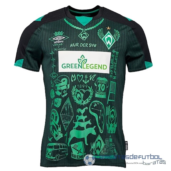 Tailandia Especial Camiseta Werder Bremen Equipación 2022 2023 Verde