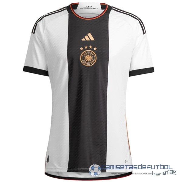 Tailandia Jugadores Casa Camiseta Alemania 2022 Blanco