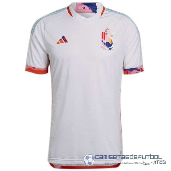 Tailandia Jugadores Segunda Camiseta Bélgica 2022 Blanco