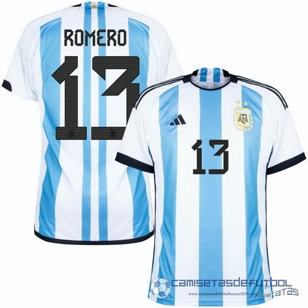 Tailandia NO.13 Romero Casa Camiseta Argentina 2022 Azul