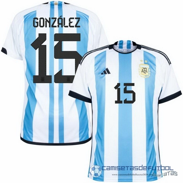 Tailandia NO.15 González Casa Camiseta Argentina 2022 Azul