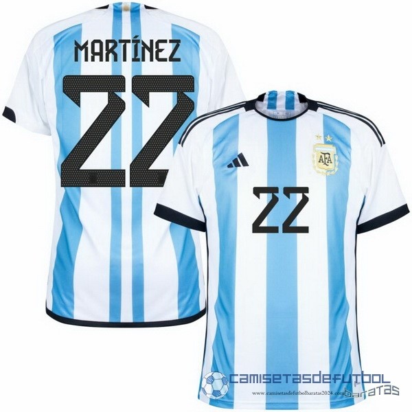 Tailandia NO.22 Martínez Casa Camiseta Argentina 2022 Azul