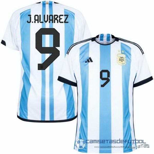 Tailandia NO.9 J.Alvarez Casa Camiseta Argentina 2022 Azul
