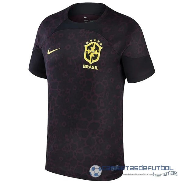 Tailandia Portero Camiseta Brasil 2022 Negro