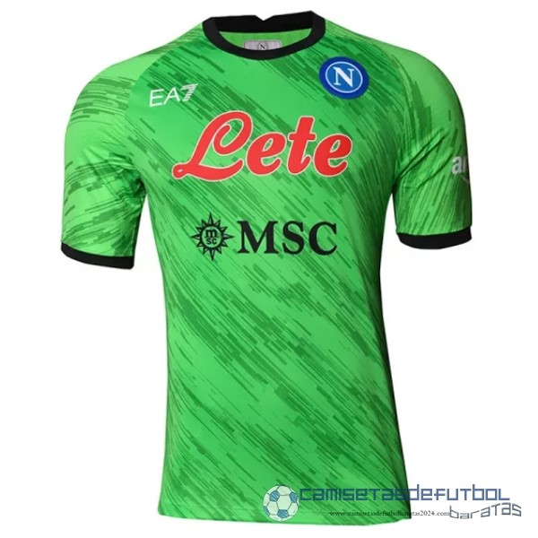 Tailandia Portero Camiseta Napoli Equipación 2022 2023 Verde