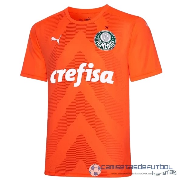 Tailandia Portero Camiseta Palmeiras Equipación 2022 2023 Naranja
