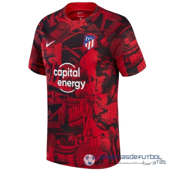 Tailandia Previo Al Partido Camiseta Atlético Madrid Equipación 2022 2023 Rojo