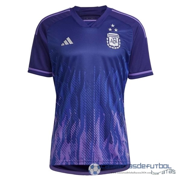 Tailandia Segunda Camiseta Argentina 3 Stars 2022 Purpura