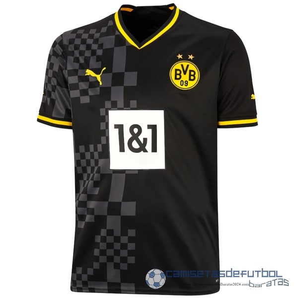 Tailandia Segunda Camiseta Borussia Dortmund Equipación 2022 2023 Negro