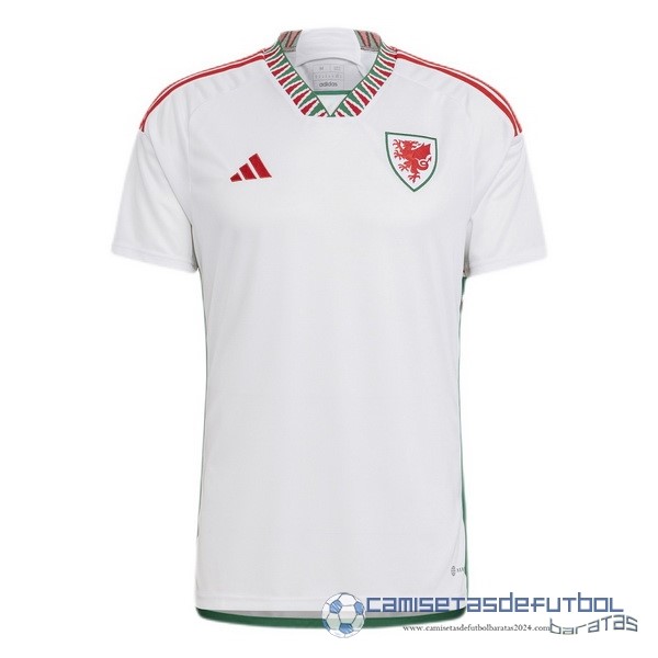 Tailandia Segunda Camiseta Gales 2022 Blanco