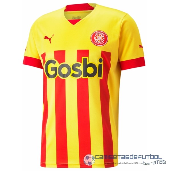 Tailandia Segunda Camiseta Girona Equipación 2022 2023 Amarillo