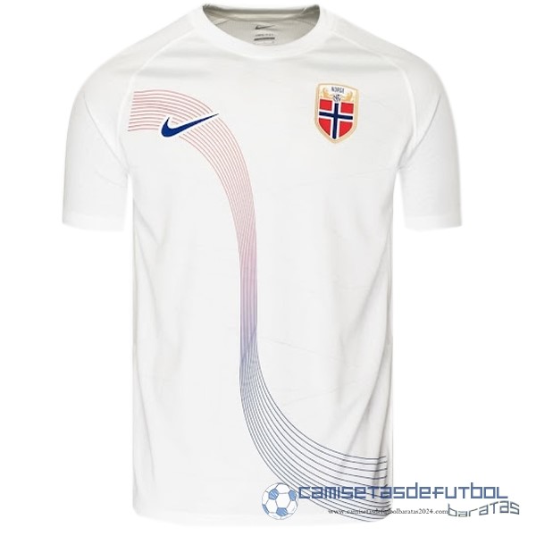 Tailandia Segunda Camiseta Noruega 2022 Blanco