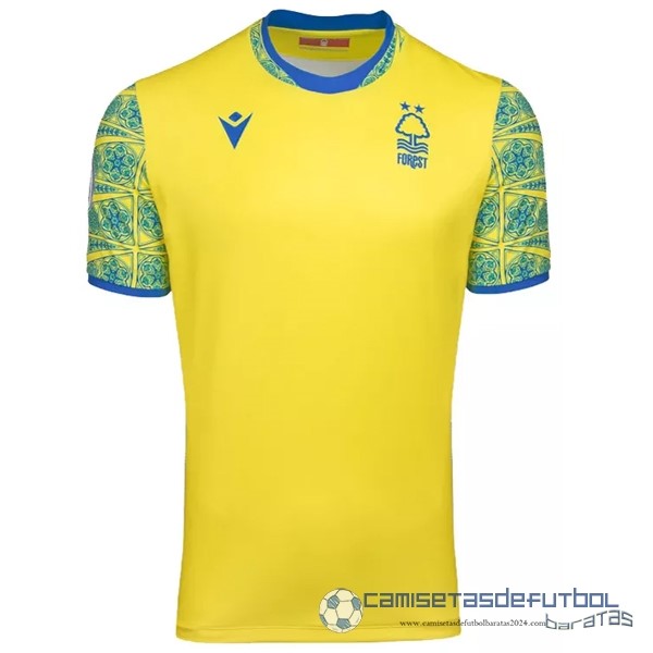 Tailandia Segunda Camiseta Nottingham Forest Equipación 2022 2023 Amarillo
