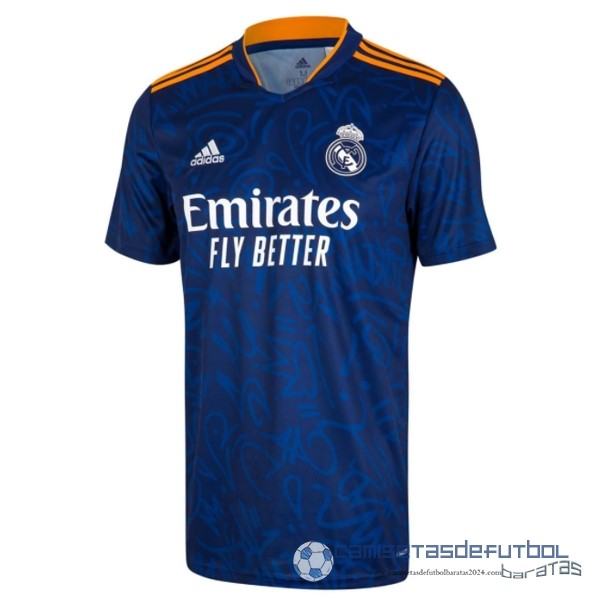 Tailandia Segunda Camiseta Real Madrid Equipación 2021 2022 Azul