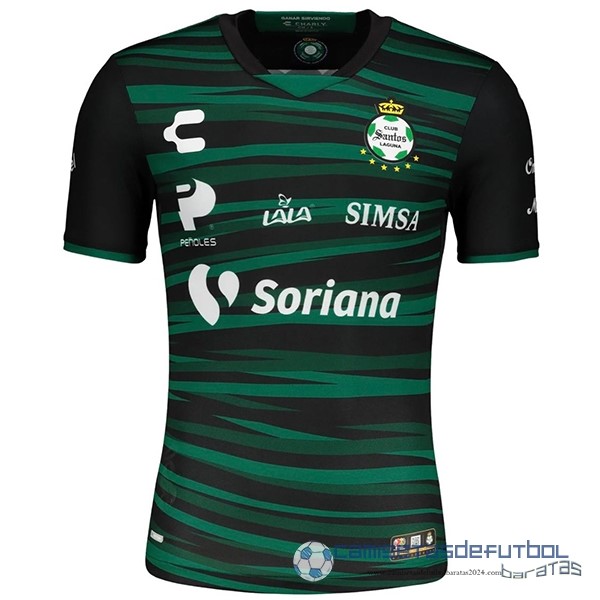 Tailandia Segunda Camiseta Santos Laguna Equipación 2022 2023 Verde