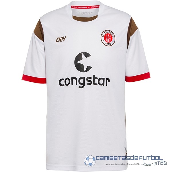 Tailandia Segunda Camiseta St Pauli Equipación 2022 2023 Blanco