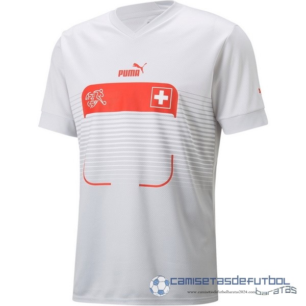 Tailandia Segunda Camiseta Suiza 2022 Blanco