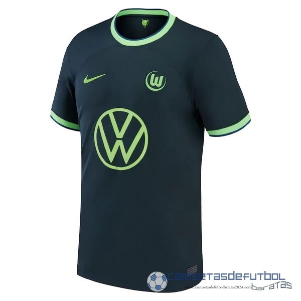 Tailandia Segunda Camiseta Wolfsburgo Equipación 2022 2023 Verde