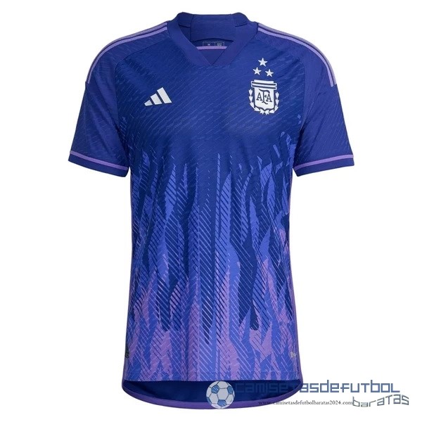 Tailandia Segunda Jugadores Camiseta Argentina 3 Stars 2022 Purpura