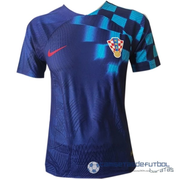 Tailandia Segunda Jugadores Camiseta Croacia 2022 Azul