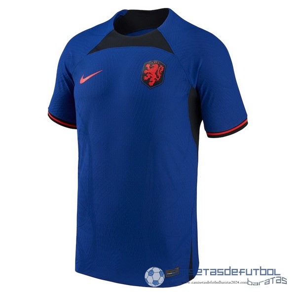 Tailandia Segunda Jugadores Camiseta Países Bajos 2022 Azul
