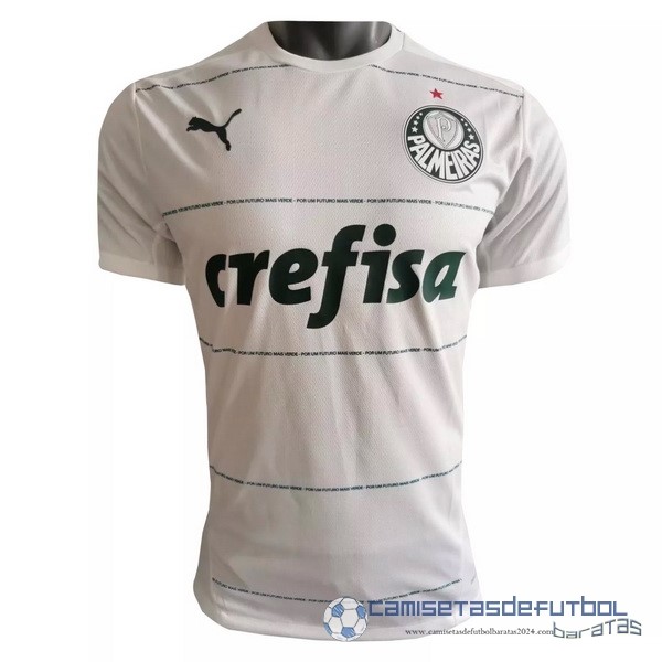 Tailandia Segunda Jugadores Camiseta Palmeiras Equipación 2022 2023 Blanco