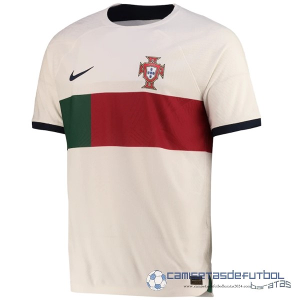 Tailandia Segunda Jugadores Camiseta Portugal 2022 Blanco
