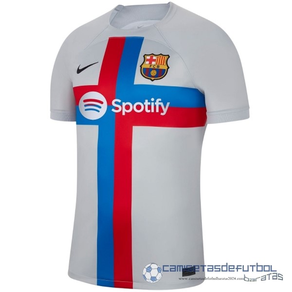 Tailandia Tercera Camiseta Barcelona Equipación 2022 2023 Gris