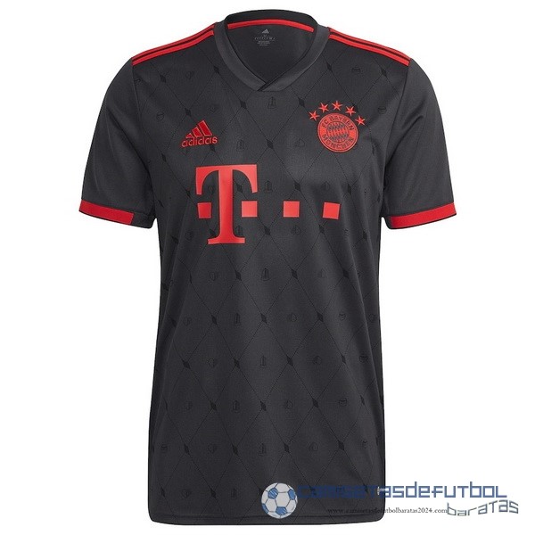 Tailandia Tercera Camiseta Bayern Múnich Equipación 2022 2023 Negro