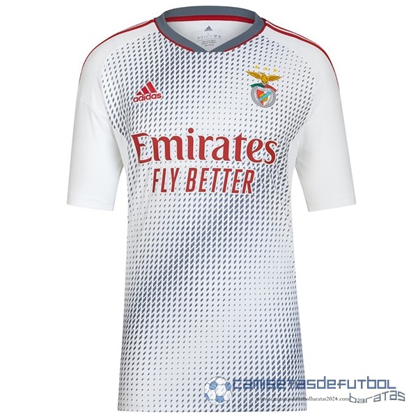 Tailandia Tercera Camiseta Benfica Equipación 2022 2023 Blanco