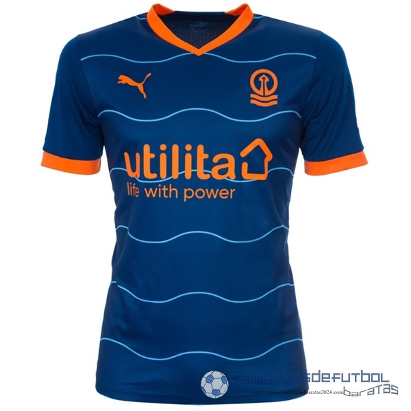 Tailandia Tercera Camiseta Blackpool Equipación 2022 2023 Azul