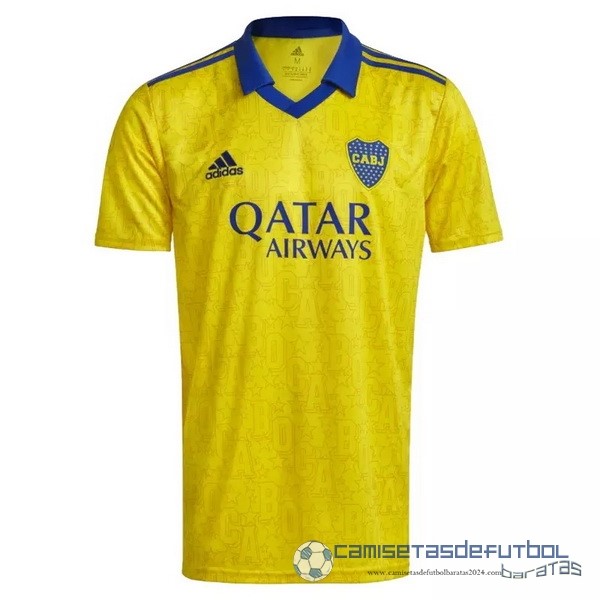 Tailandia Tercera Camiseta Boca Juniors Equipación 2022 2023 Amarillo